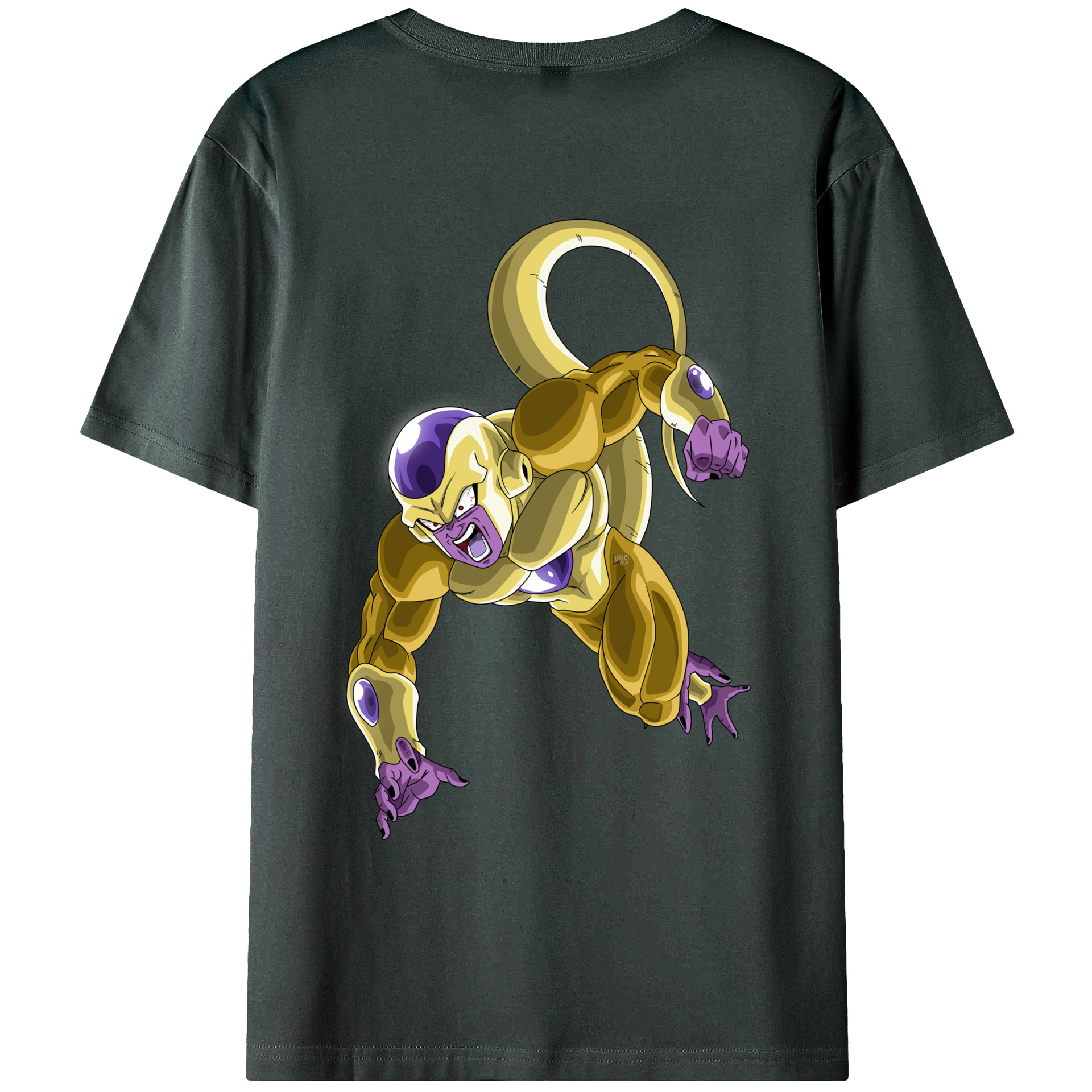 （画像用） ドラゴンボール フリーザ DRAGON BALL Frieza 綿100％ メンズ半袖Tシャツ（バックプリント） 通気性